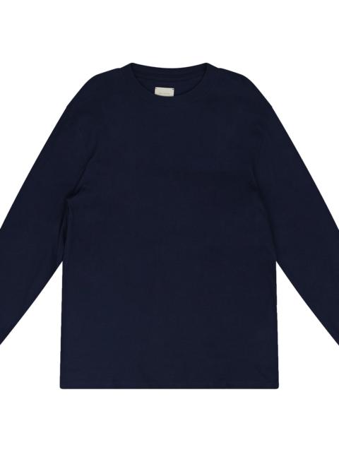 AIMÉ LEON DORE Tonal Logo Long-Sleeve Tee "Evening Blue" SS22CT017 EVENING BLUE
