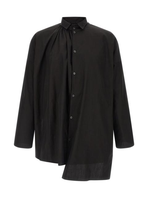 Yohji Yamamoto 'Collar Gather Double B' shirt
