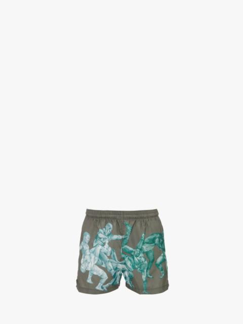 JW Anderson POL ANGLADA ALL OVER PRINT SHORTS