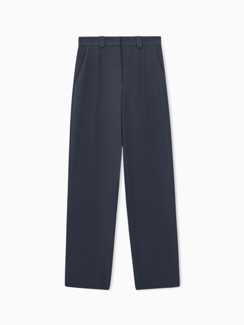 GIORGIO ARMANI STRAIGHT TROUSERS NEW NORMAL IN DOUBLE STRETCH VIRGIN WOOL