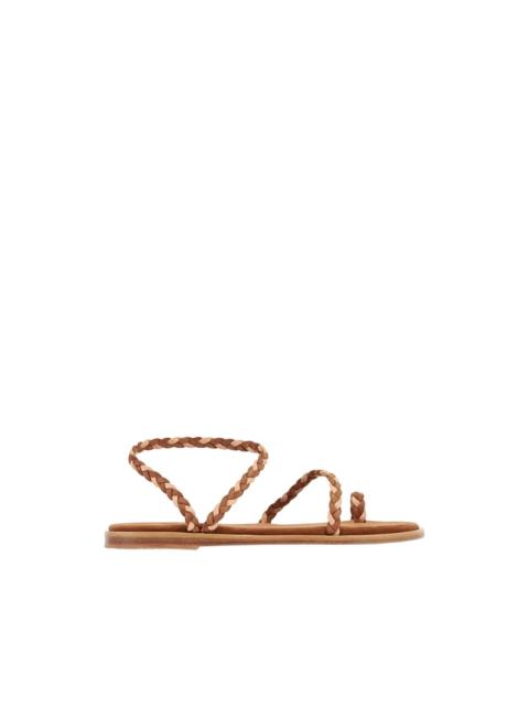 ANCIENT GREEK SANDALS Eleftheria braided-strap sandals