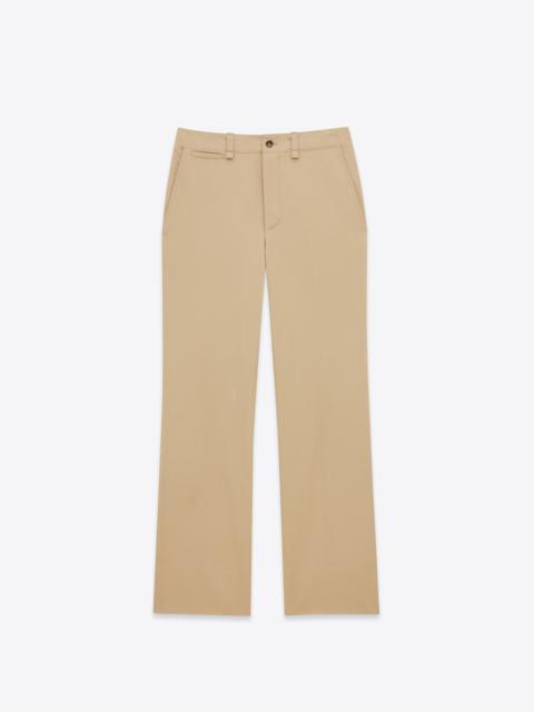 SAINT LAURENT pants in cotton drill