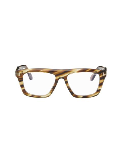 TOM FORD Brown FT6059-B Blue Light Glasses
