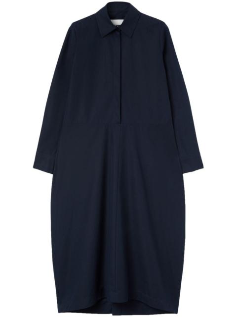 Jil Sander long-sleeved organic cotton shirtdress