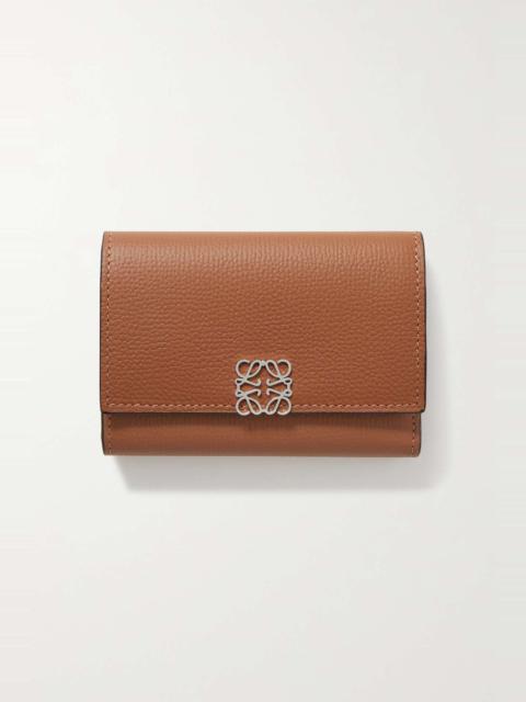 Anagram textured-leather wallet