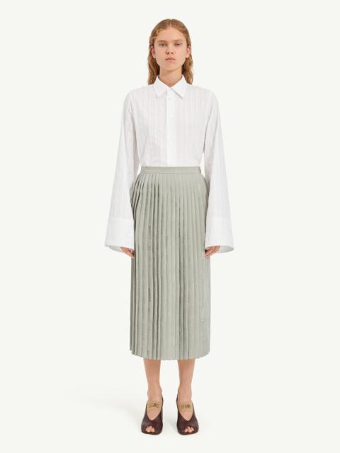 MM6 Maison Margiela Pleated midi skirt