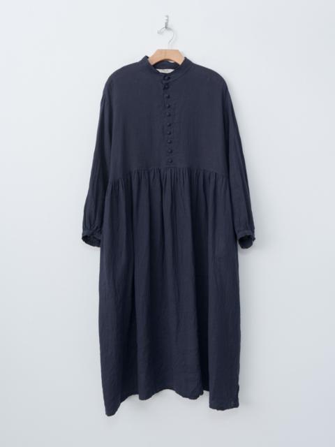 ICHI Antiquités French Linen Dress - Navy
