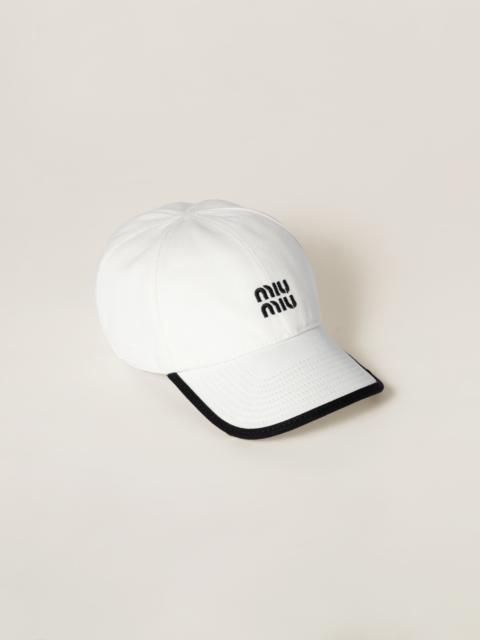 Miu Miu Drill baseball cap