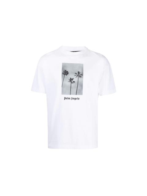 Palm Angels Palm Angels Boulevard Print T-shirt White