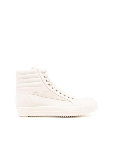 Rick Owens DRKSHDW Lido panelled high-top sneakers