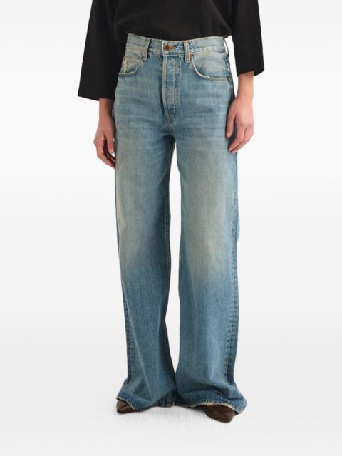 JAMIE HALLER Lax wide jeans