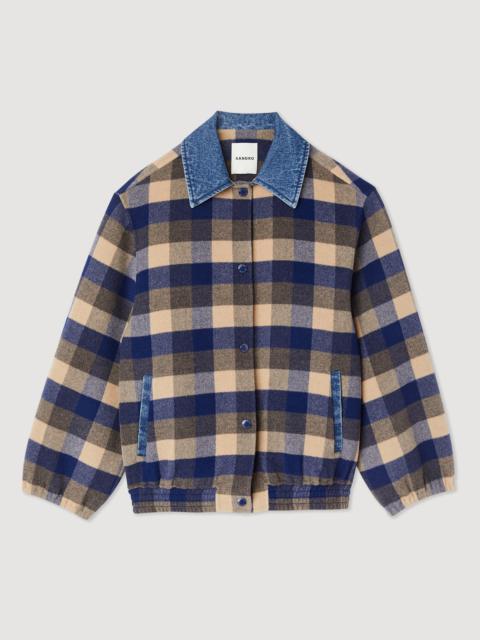 Sandro Checked coat