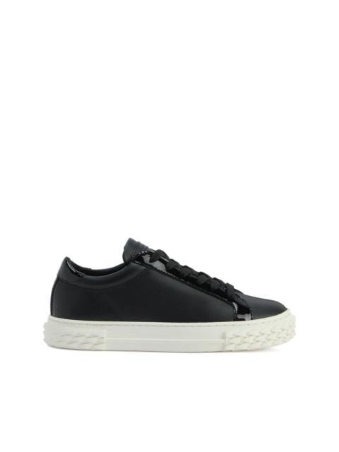 Giuseppe Zanotti Blabber patent-leather lace-up sneakers