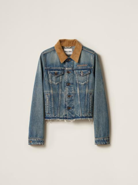 Miu Miu Denim blouson jacket