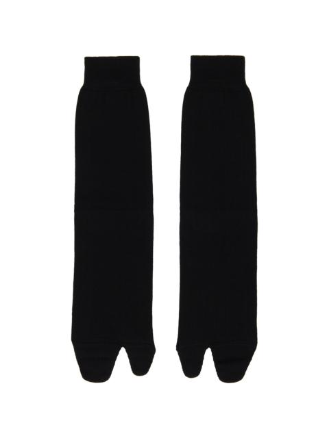 Maison Margiela Black Tabi Socks