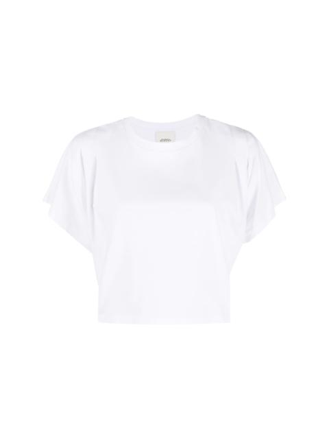 organic cotton cropped T-shirt