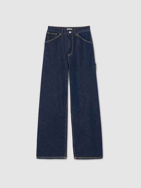 Sandro WIDE-LEG FLARED JEANS