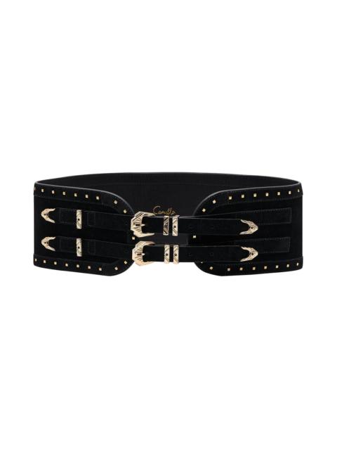 CAMILLA CINCHED BELT WITH DOUBLE BUCKLE