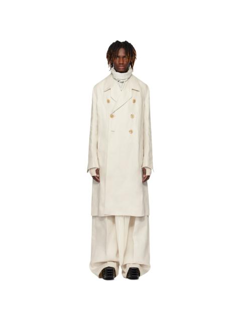 Rick Owens Off-White Hollywood Officer Coat