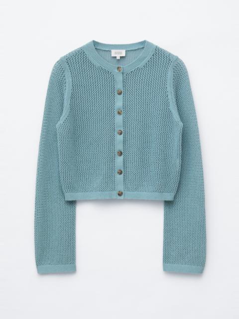 & Other Stories Open-Knit Cotton Cardigan