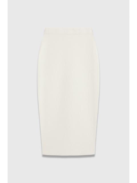 THE FOLD Roce Cotton Blend Boucle Skirt