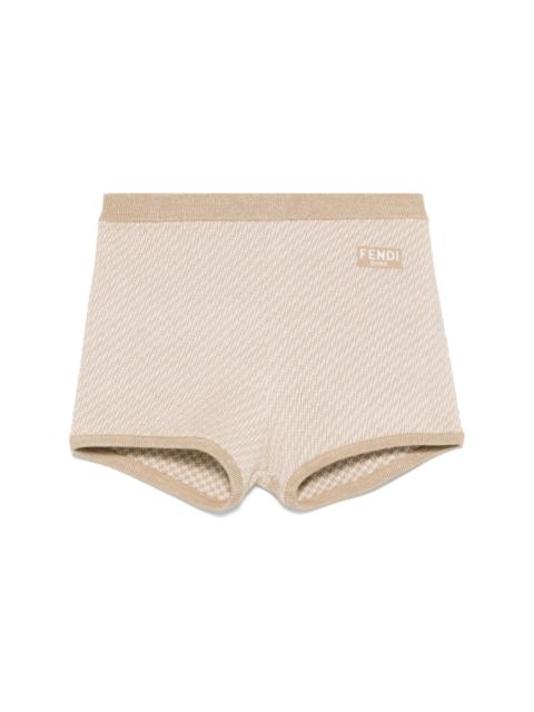 FENDI knitted shorts