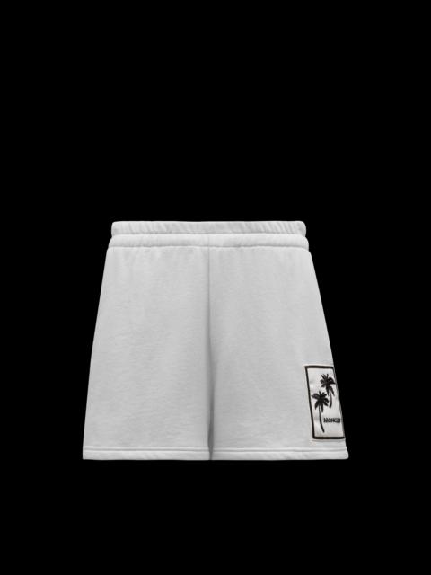 Moncler Palm Motif Shorts