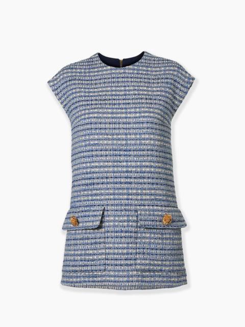 CAROLINA HERRERA Belted Tweed Top