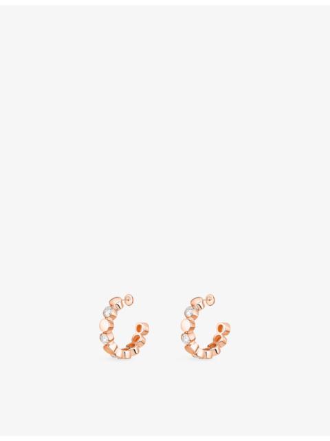 MESSIKA Vibes Mini 18ct White Gold And 3.28ct Diamond&nbsp;Hoop Earrings