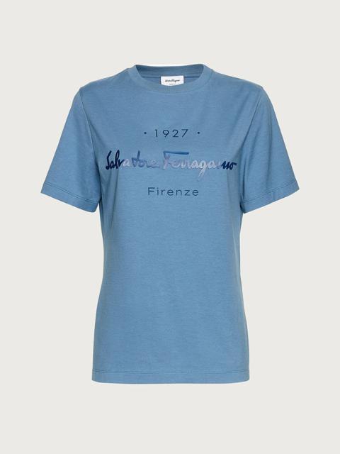 FERRAGAMO 1927 SIGNATURE T-SHIRT