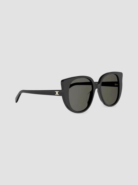 CELINE Women's Triomphe Mini 55MM Butterfly Sunglasses - Black