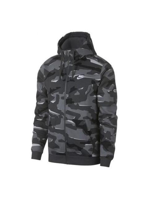 Nike Nike As Camo JKT Jacket Grey Camo Jacket 'Grey Black' AJ2106-065