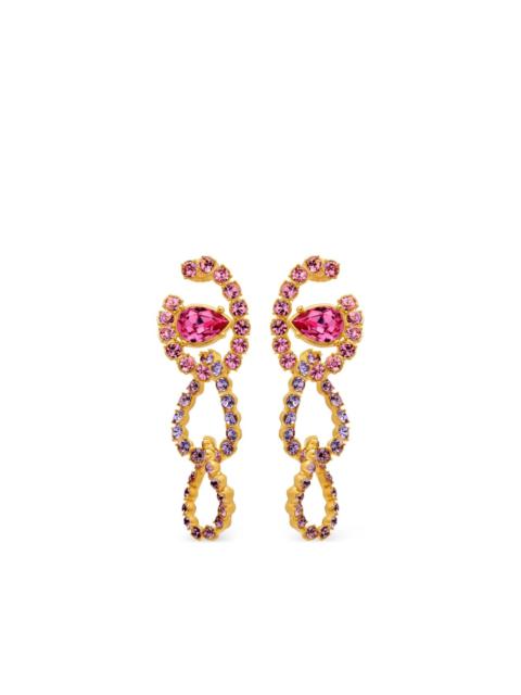 Oscar de la Renta embellished earrings