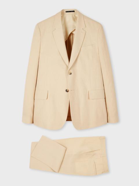 Paul Smith Beige Linen Suit