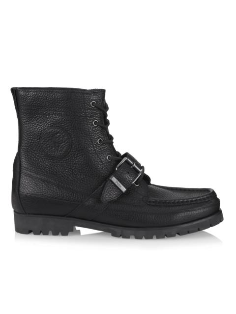 Polo Ralph Lauren Men's Ranger Tumbled Leather Boots - Black