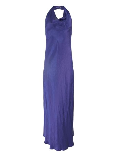 Vince cowl-neck halter dress