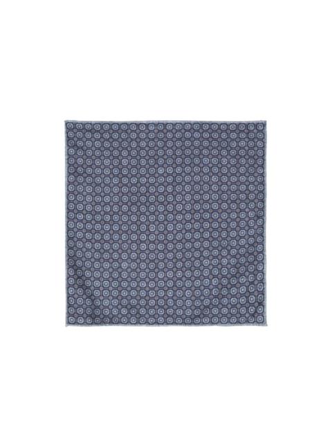 geometric-pattern pocket scarf