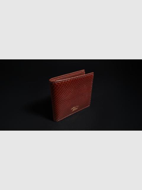 GUCCI Lira bi-fold python wallet