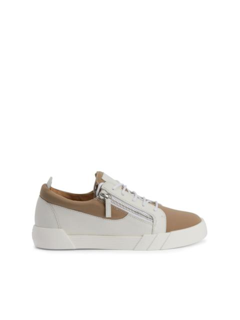 Frankie leather low-top sneakers