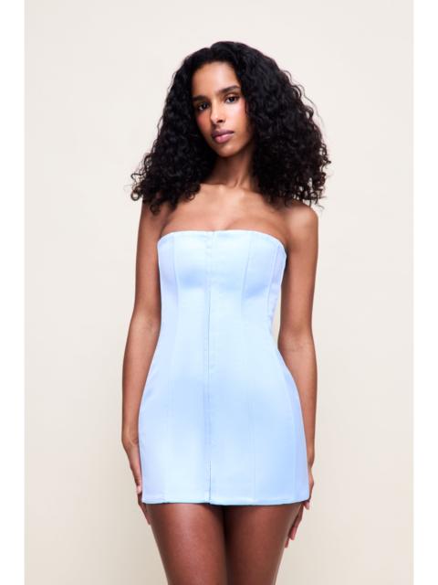 GUIZIO SATIN CORSET DRESS