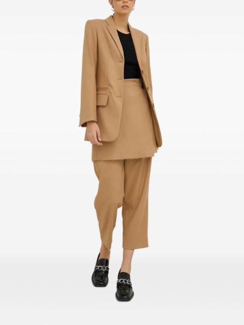 BY MALENE BIRGER button-detail frayed skirt