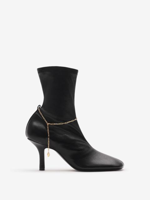 Burberry Leather Slinky Legging Low Boots