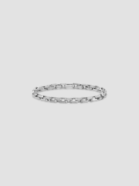 DAVID YURMAN Men's Streamline Link Bracelet in Sterling Silver - Diamond