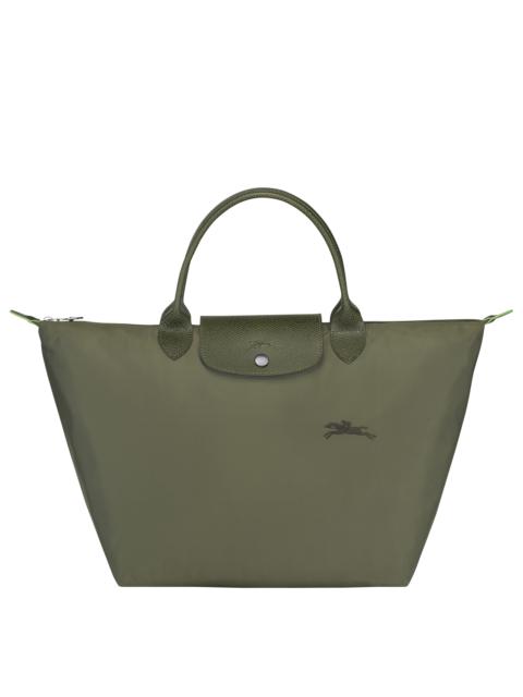 Le Pliage Green M Handbag Forest - Recycled canvas