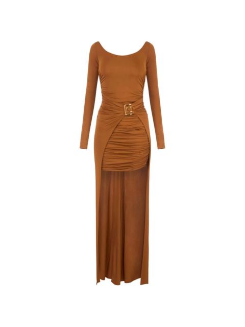 ELISABETTA FRANCHI Red Carpet dress in crêpe jersey
