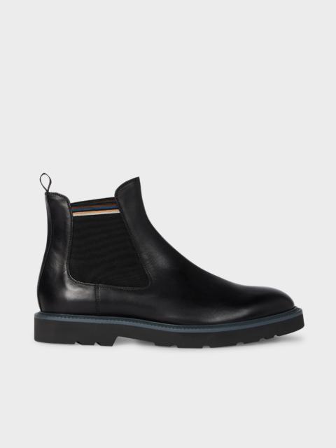 Paul Smith Black Leather 'Argo' Boots