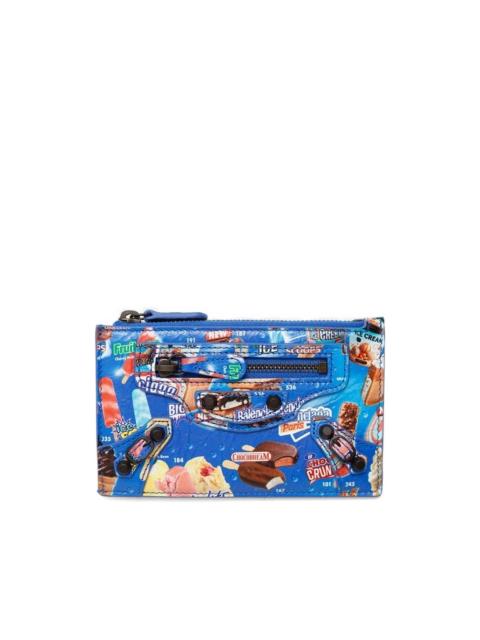 BALENCIAGA Le City zipped graphic cardholder