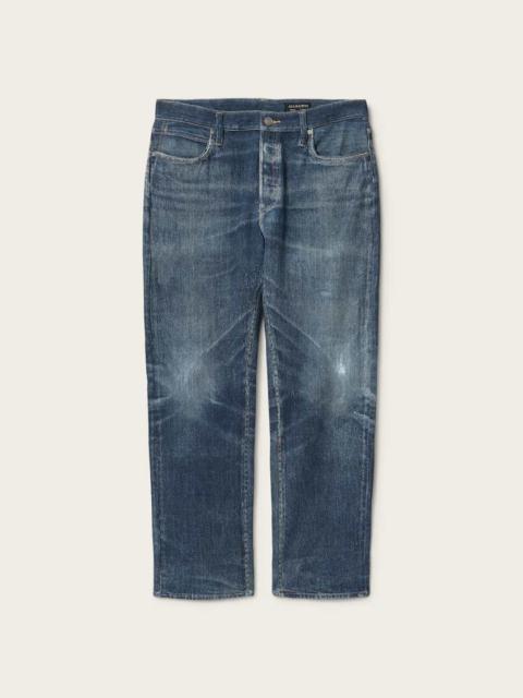 ALLSAINTS BEAD STRAIGHT LEG ILLUSION PANTS
