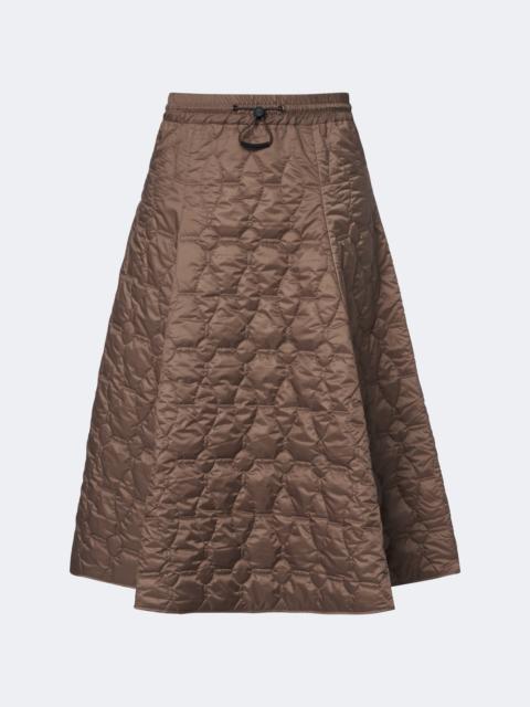 Brunello Cucinelli Padded quilted midi skirt