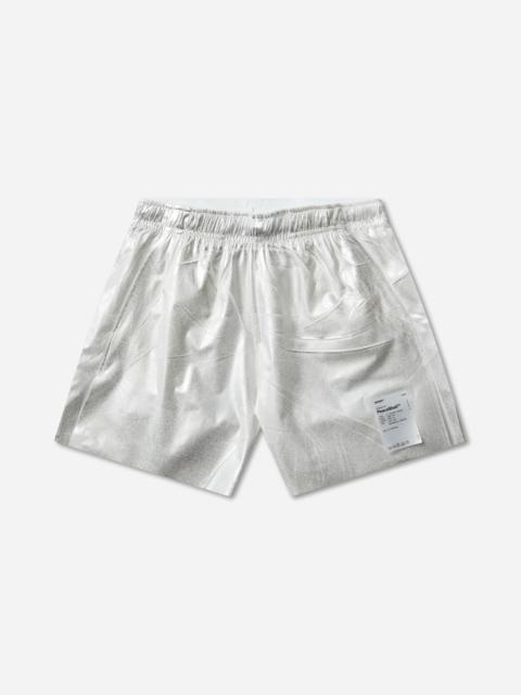 SATISFY Men's PeaceShell 5in Unlined Shorts Silver Foil